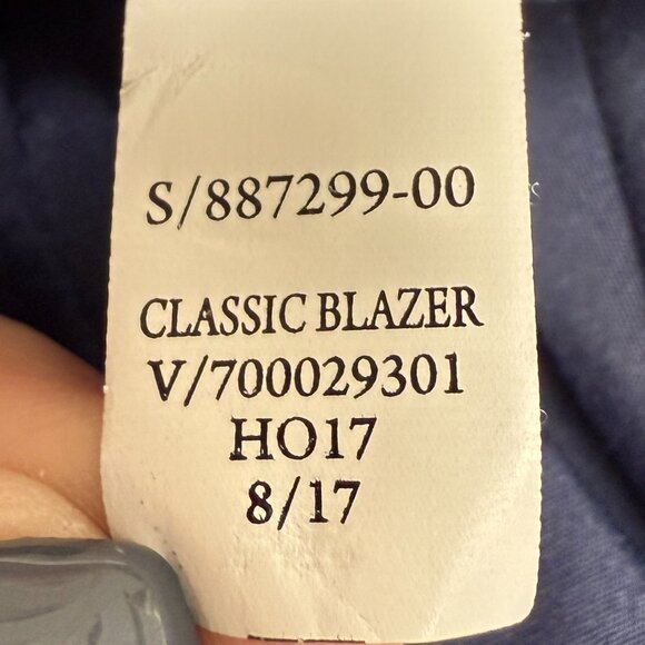 BANANA REPUBLIC Women's EUC Black Watch Plaid Blazer | Size 4 - Picture 6 of 7